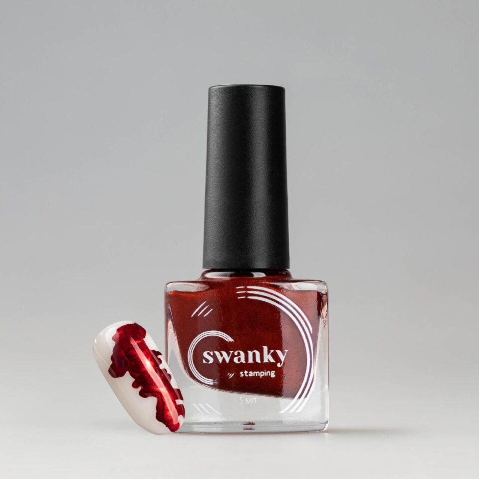 Swanky Stampıng Sulu Boya Metalik Kırmızı PM05 (5ml)