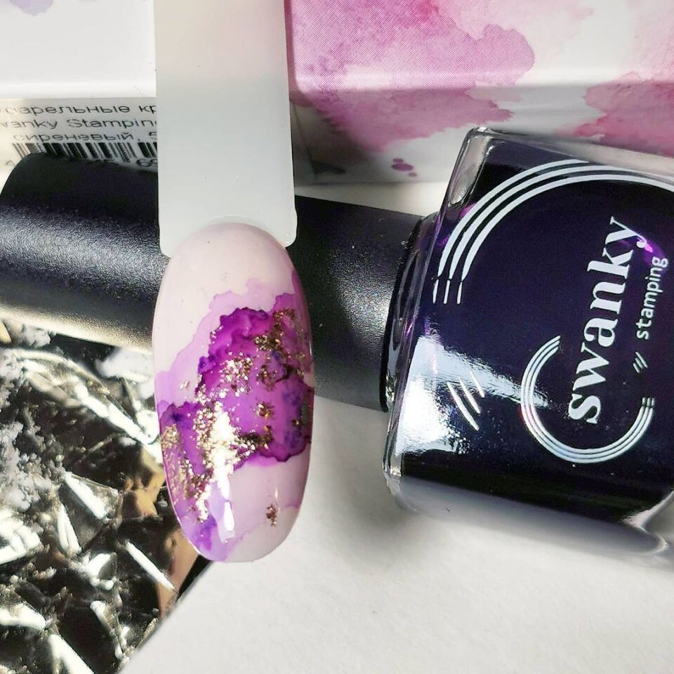Swanky Stampıng Sulu Boya Lila 003 (5ml)