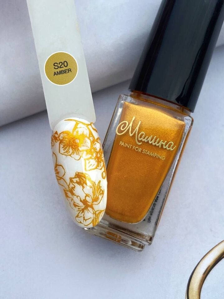 Malina Stamping Oje Kehribar - Amber S20 (6ml)