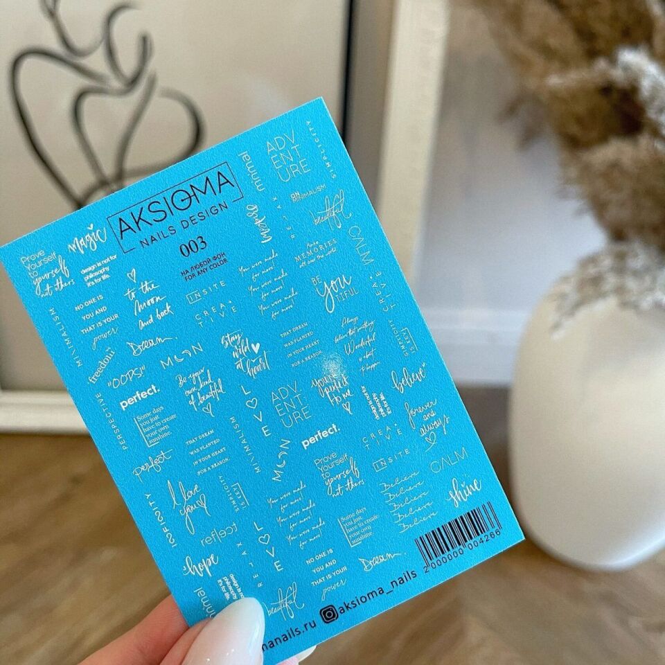 Aksioma Su Transferi Sticker 003