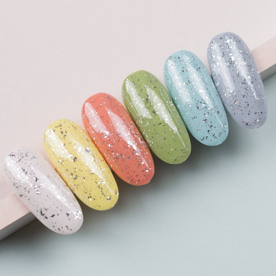 Top Coat Gümüş Parçacıklı (8 ml)