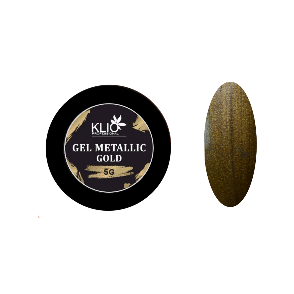 Klio Renkli Jel Boya Mirror Metallic Gold (5g)