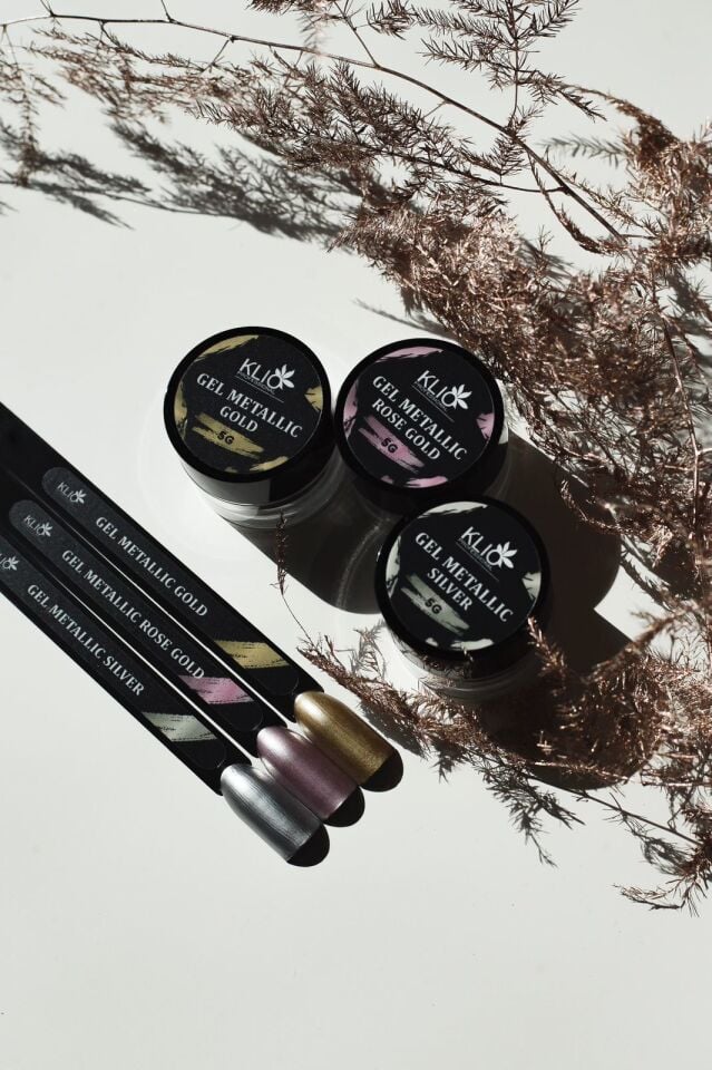 Klio Mirror Jel Boya Metallic Rose Gold (5g)