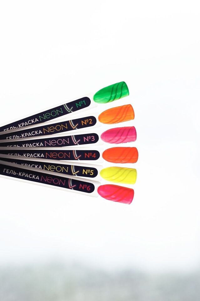 Klio Renkli Jel Boya Neon №1 (5g) (Yapışkanlı)