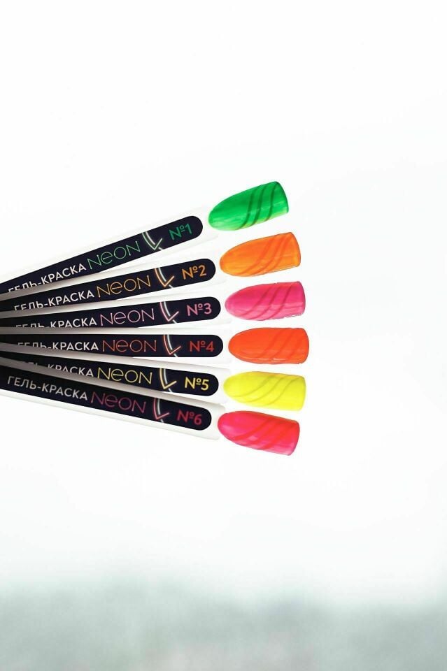 Klio Renkli Jel Boya Neon №6 (5g) (Yapışkanlı)
