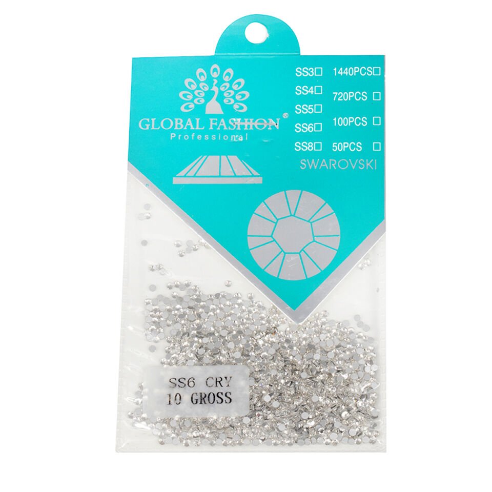 Global Fashion Taş Straz Şeffaf Swarovski ss6 (1440 Adet)