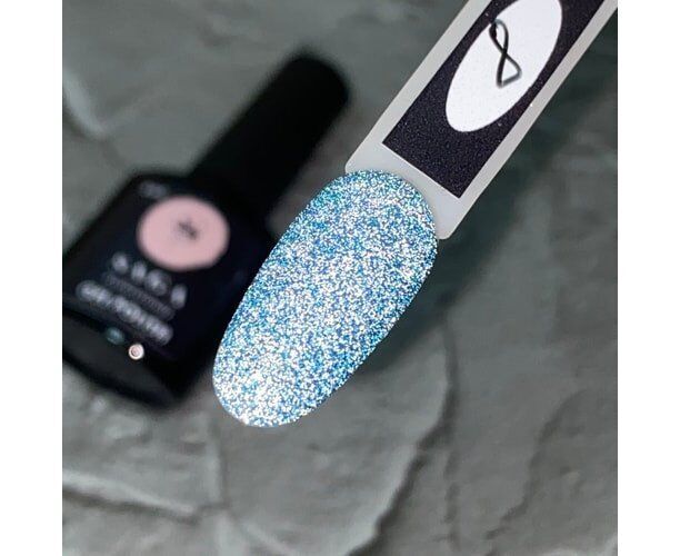 Saga Fiery Gel Kalıcı Oje Flash 08 Açık Mavi (9ml)
