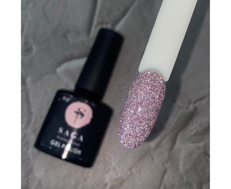 Saga Fiery Gel Kalıcı Oje Flash 14 Pembemsi Lila (9ml)