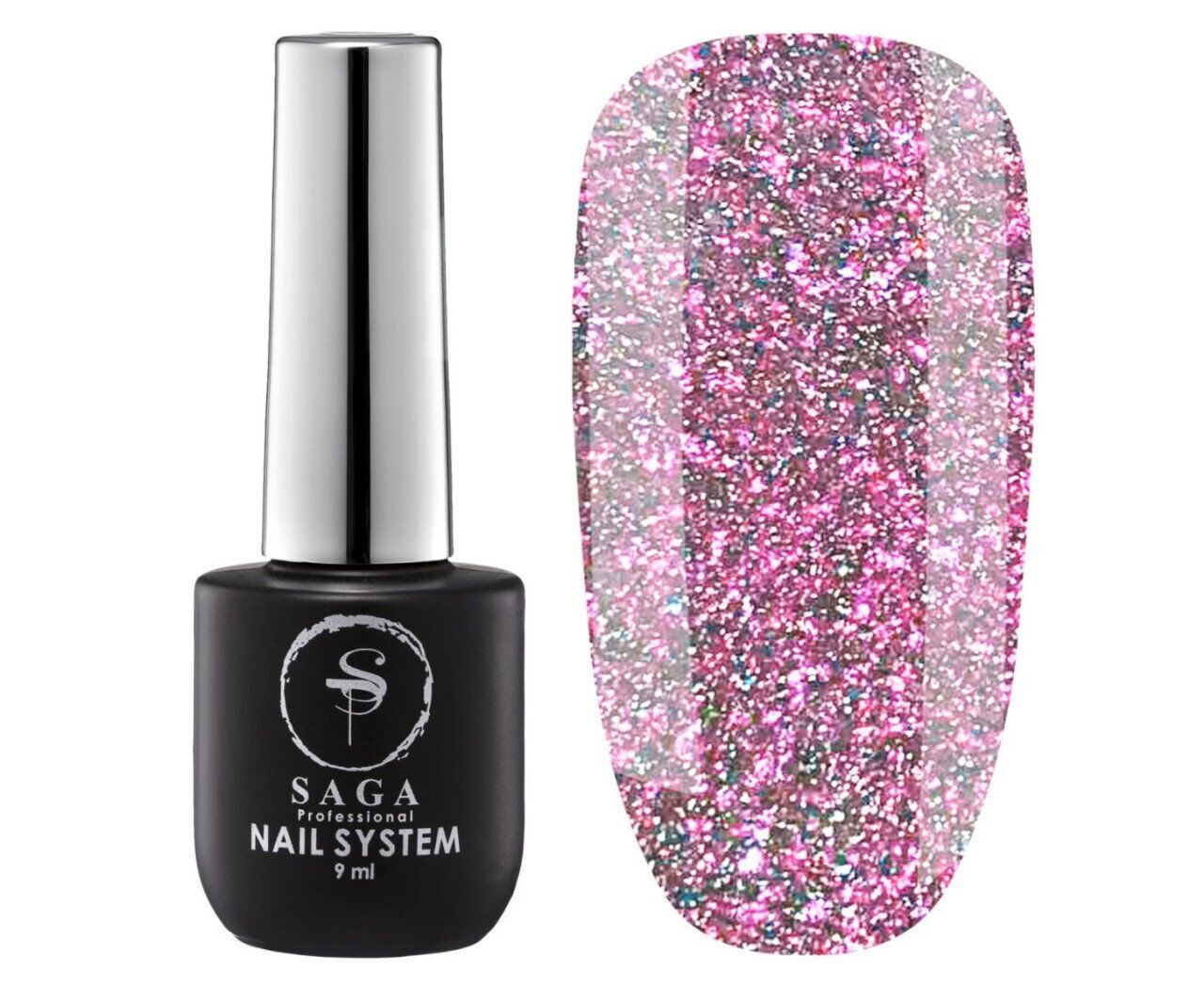 Saga Fiery Gel Kalıcı Oje Flash 16 Pembe (9ml)
