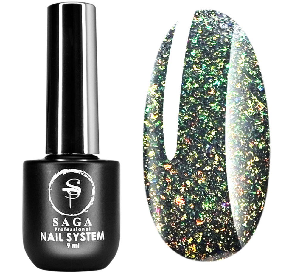 Saga Fiery Gel Kalıcı Oje Flash 19 Altın Haki (9ml)