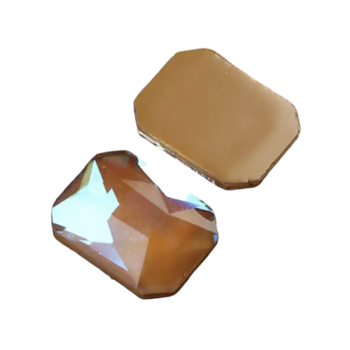 Taş Dikdörtgen Royal Brown 6*8mm 2 Adet