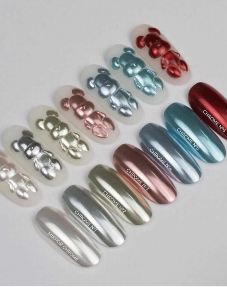 İva Nails Chrome Mirror Ayna Efekt Krom (0.2gr)