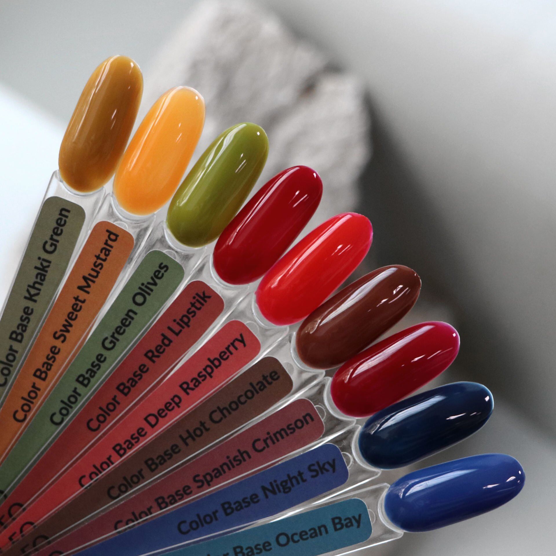 Rubber Color Base Coat Khaki Green (8ml)