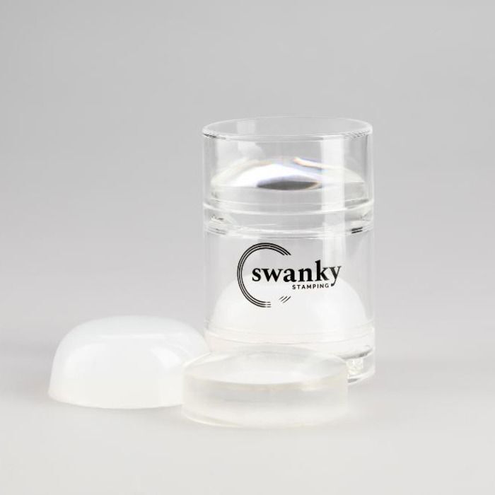 Swanky Stamping Çift Silikonlu Kapaklı Stamper Yedek Beyaz Silikonu