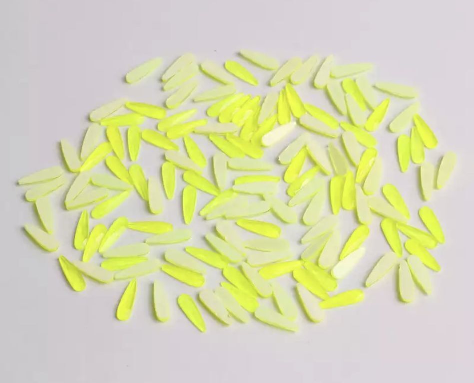 Taş Damla Neon Limon 3*10mm 2 Adet