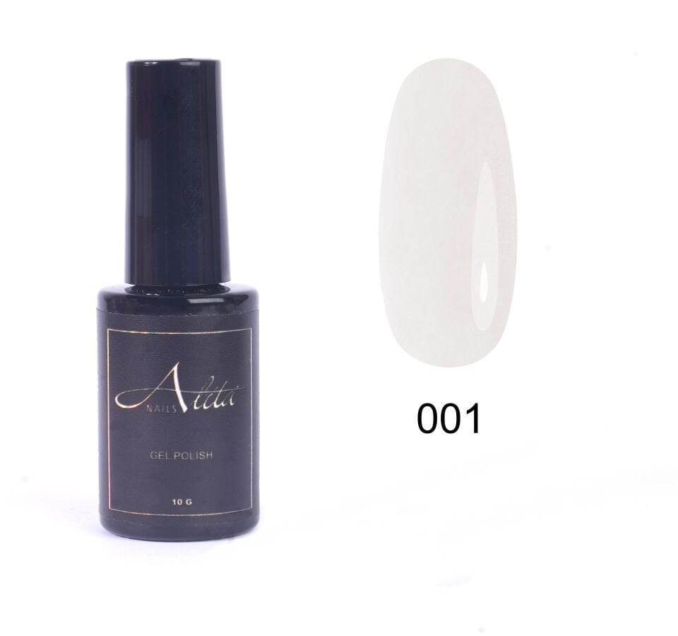 Alita Nails Kalıcı Oje No:1 (8 ml) Kireç Beyazı
