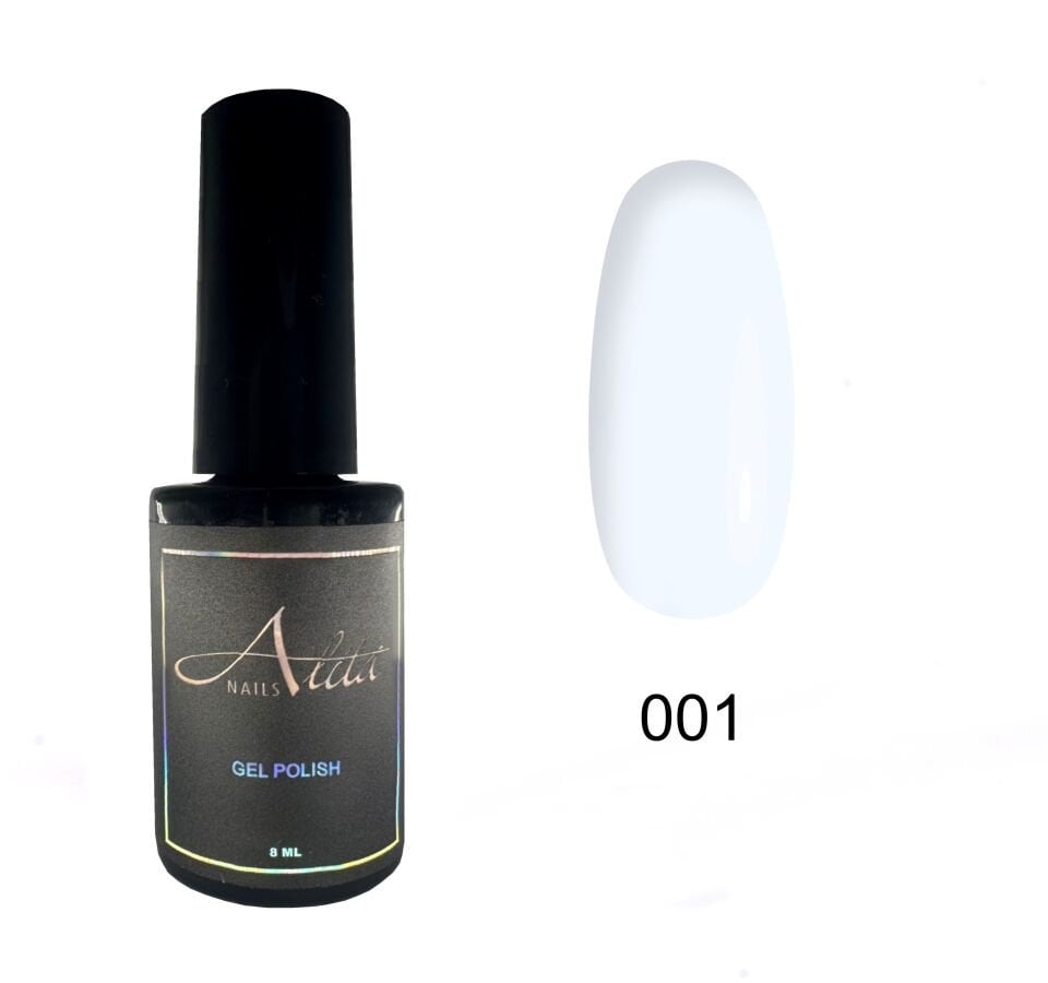 Alita Nails Kalıcı Oje No:1 (8 ml) Kireç Beyazı