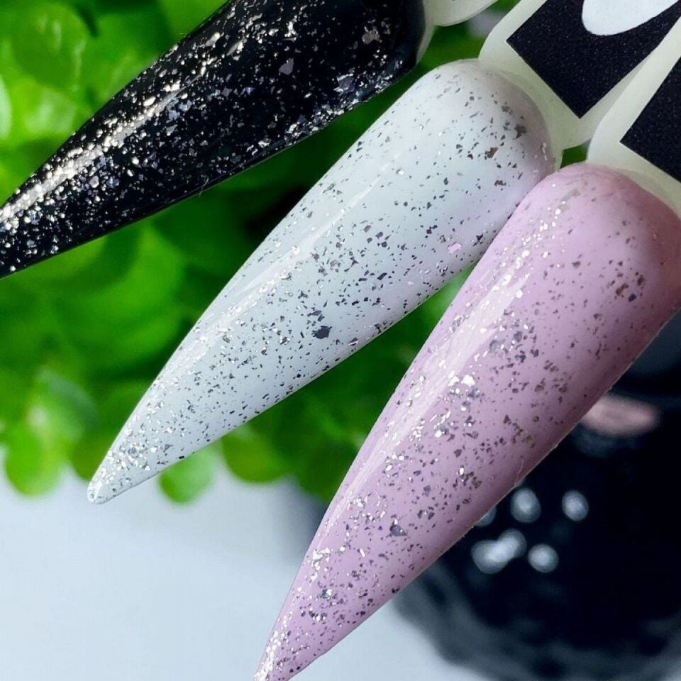 Saga Top Coat Leaf Silver Gümüş Parçacıklı (9ml)