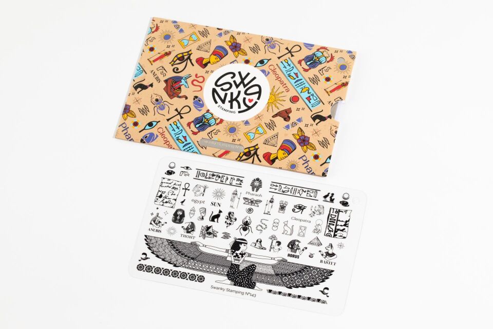 Swanky Stamping Büyük Plaka 143