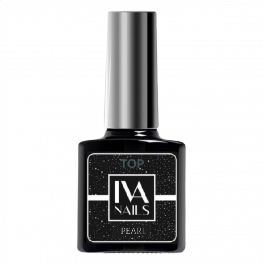 Iva Nails Pearl Simli Top Coat (8ml)