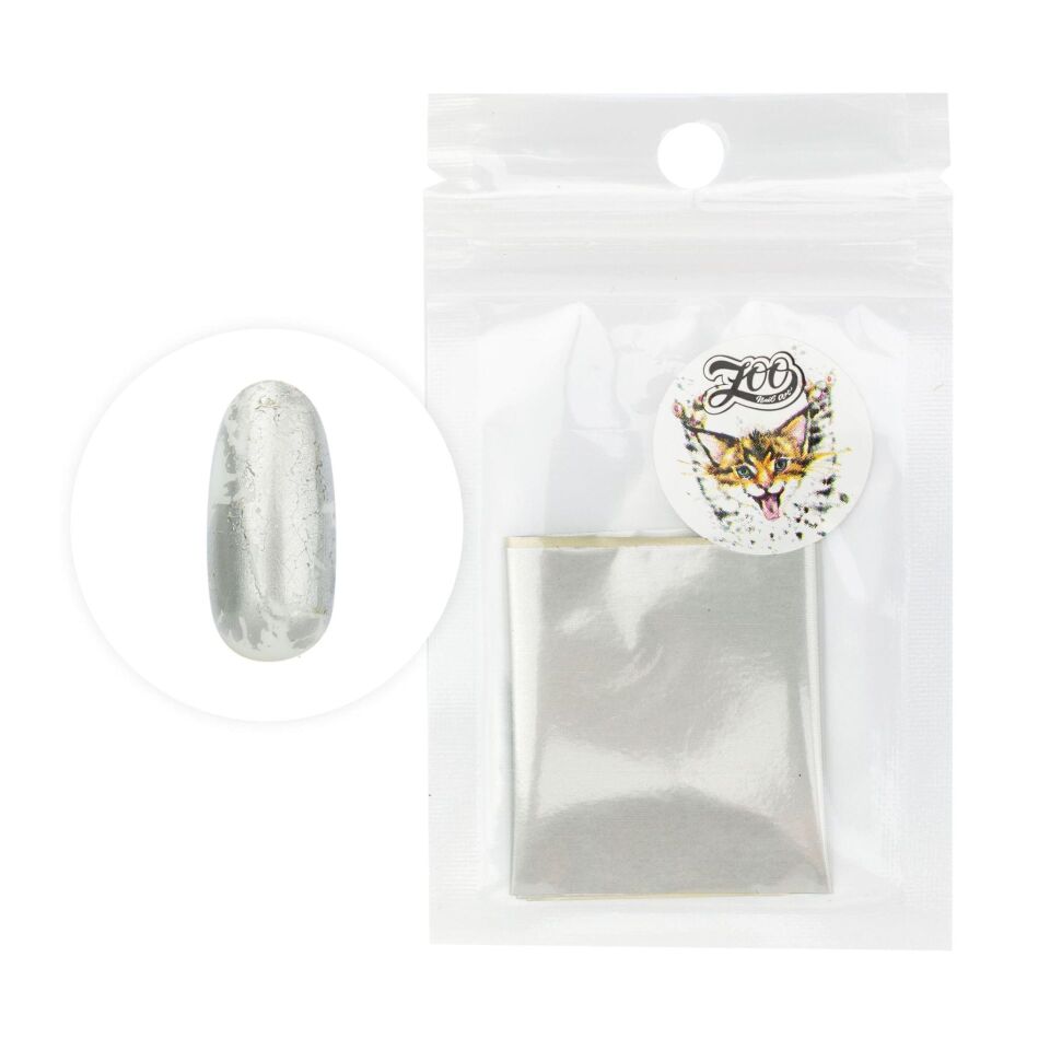 Zoo 1431 Mat Gümüş Folyo (4*50cm)