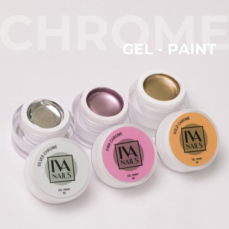 İva Nails Renkli Jel Boya Pink Chrome (5g)