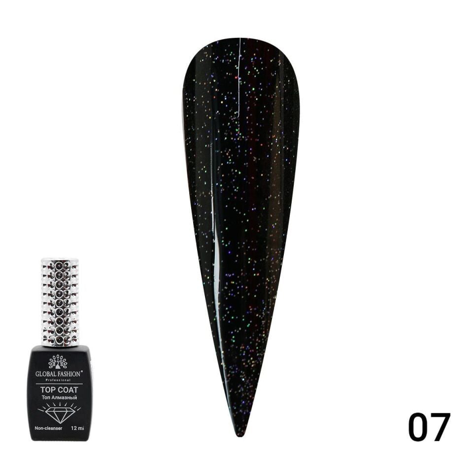 Global Fashion Galaxy Top Coat 07 (12ml) (Yapışkansız)