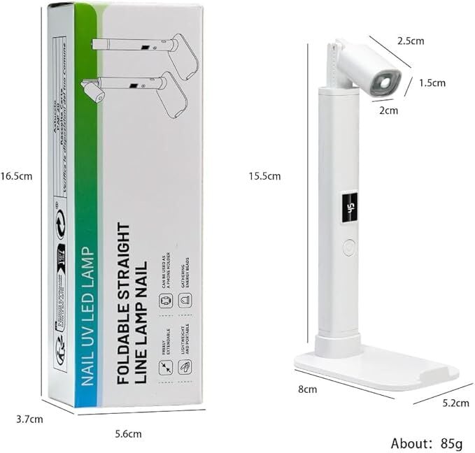 Şarjlı UV/LED Tırnak Lambası ve 4 Mini Silikon Seti