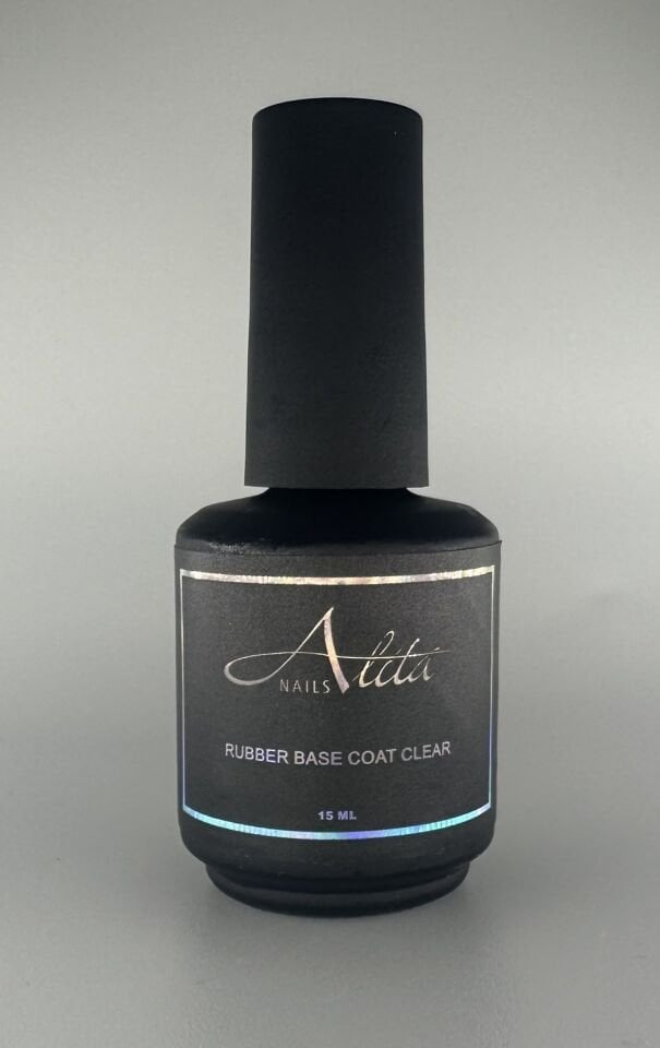 Alita Nails Rubber Base Coat Orta Kıvam Clear 15 ml