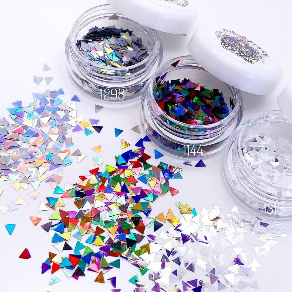 Zoo 1310 Beyaz Holografik Üçgen Pul (1gr)