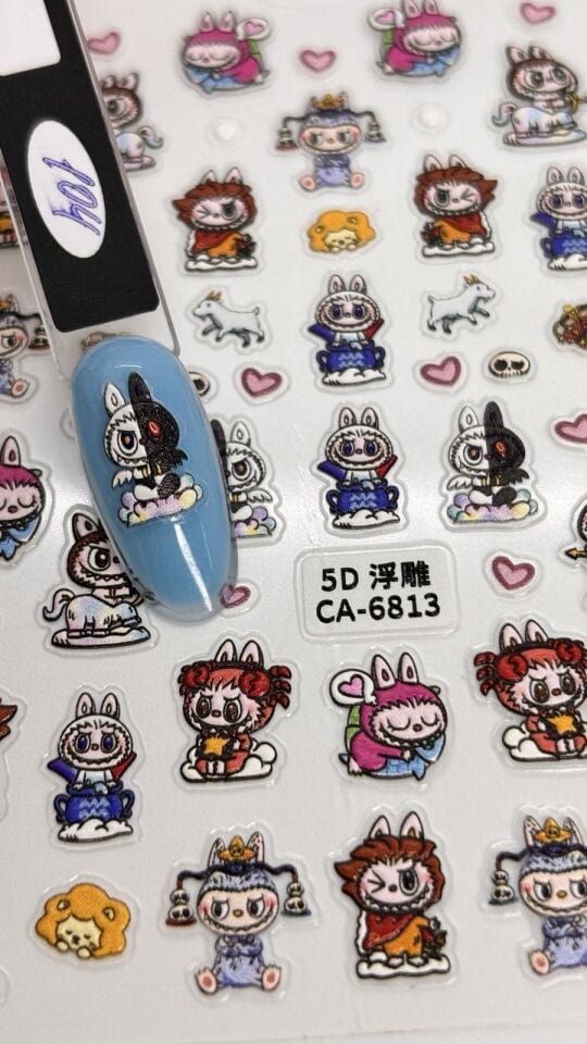Labubu 5D Kabartmalı Sticker - 3