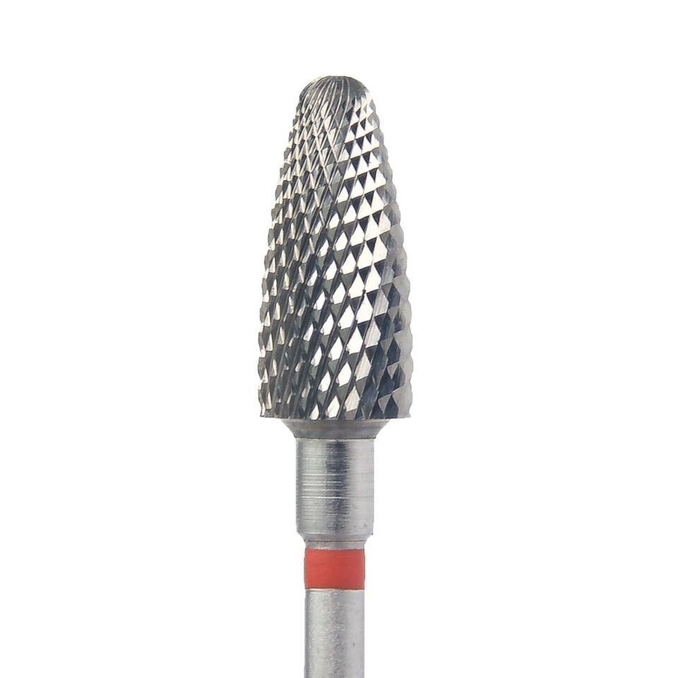 Kmiz Çelik Freze Kırmızı Mısır D=6 mm