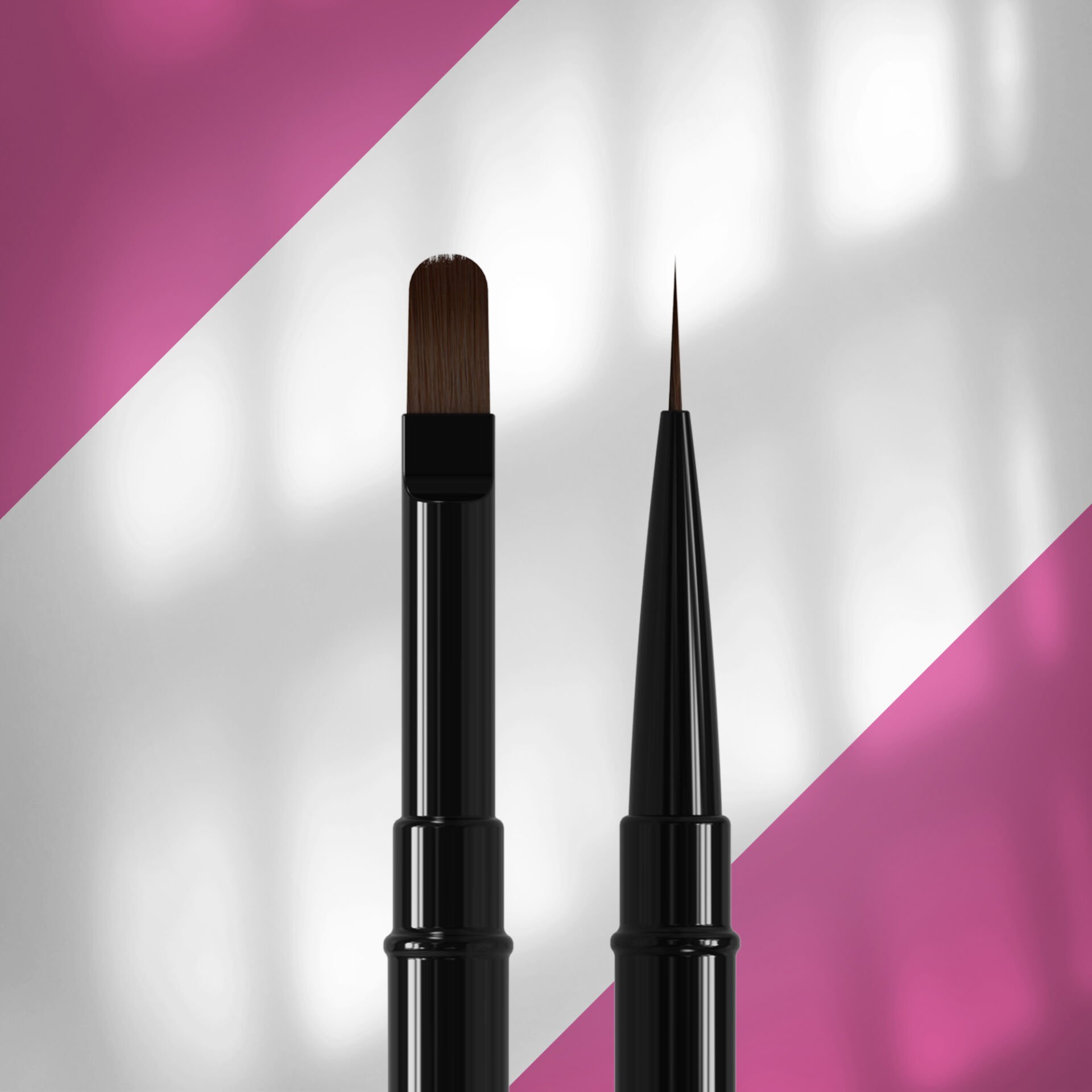 Staleks EXPERT Çift Uçlu Fırça – Nail Art 10 mm / Jel 11 mm