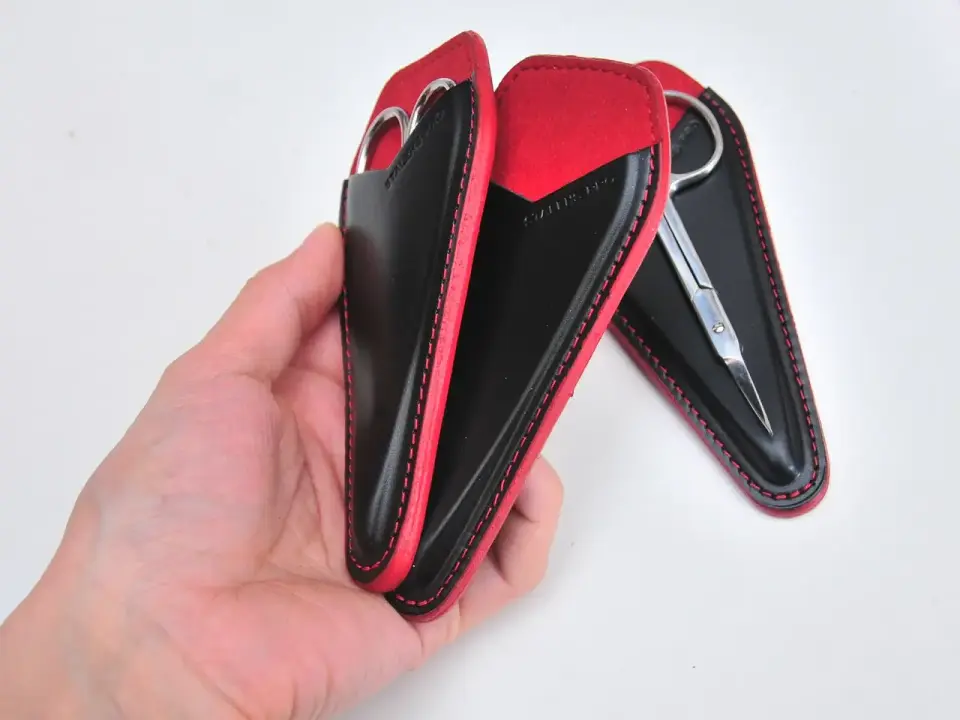 Profesyonel Kütikül Makası Koruma Kılıfı – Deri