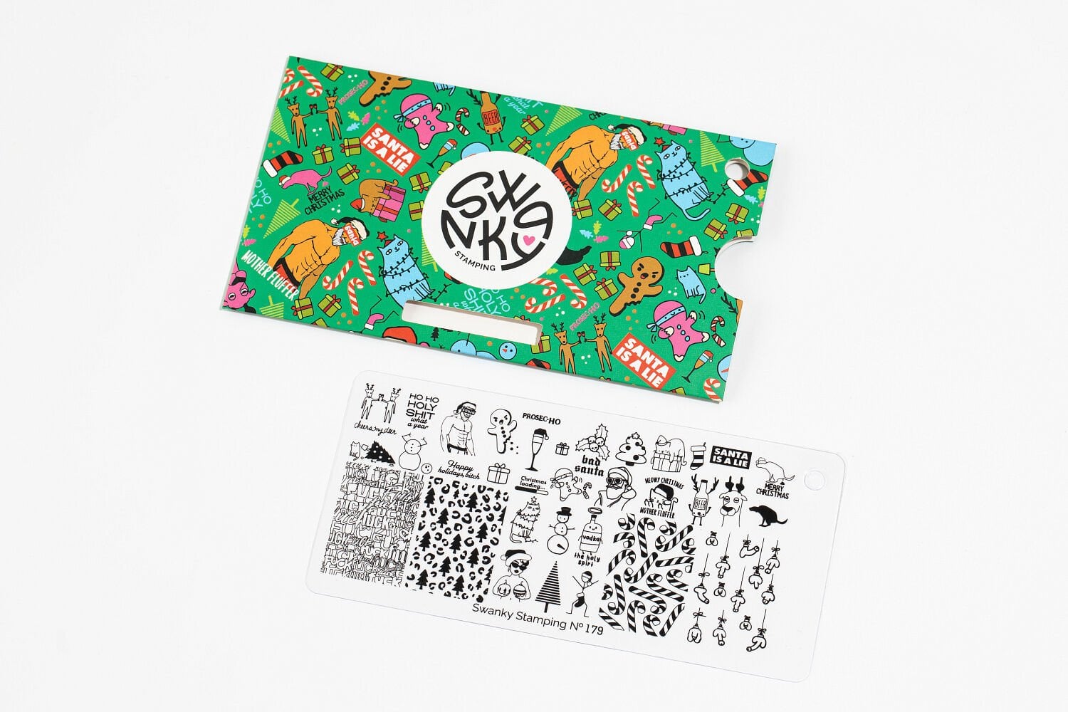 Swanky Stamping Plaka 179 – Kötü Noel Baba (Bad Santa)