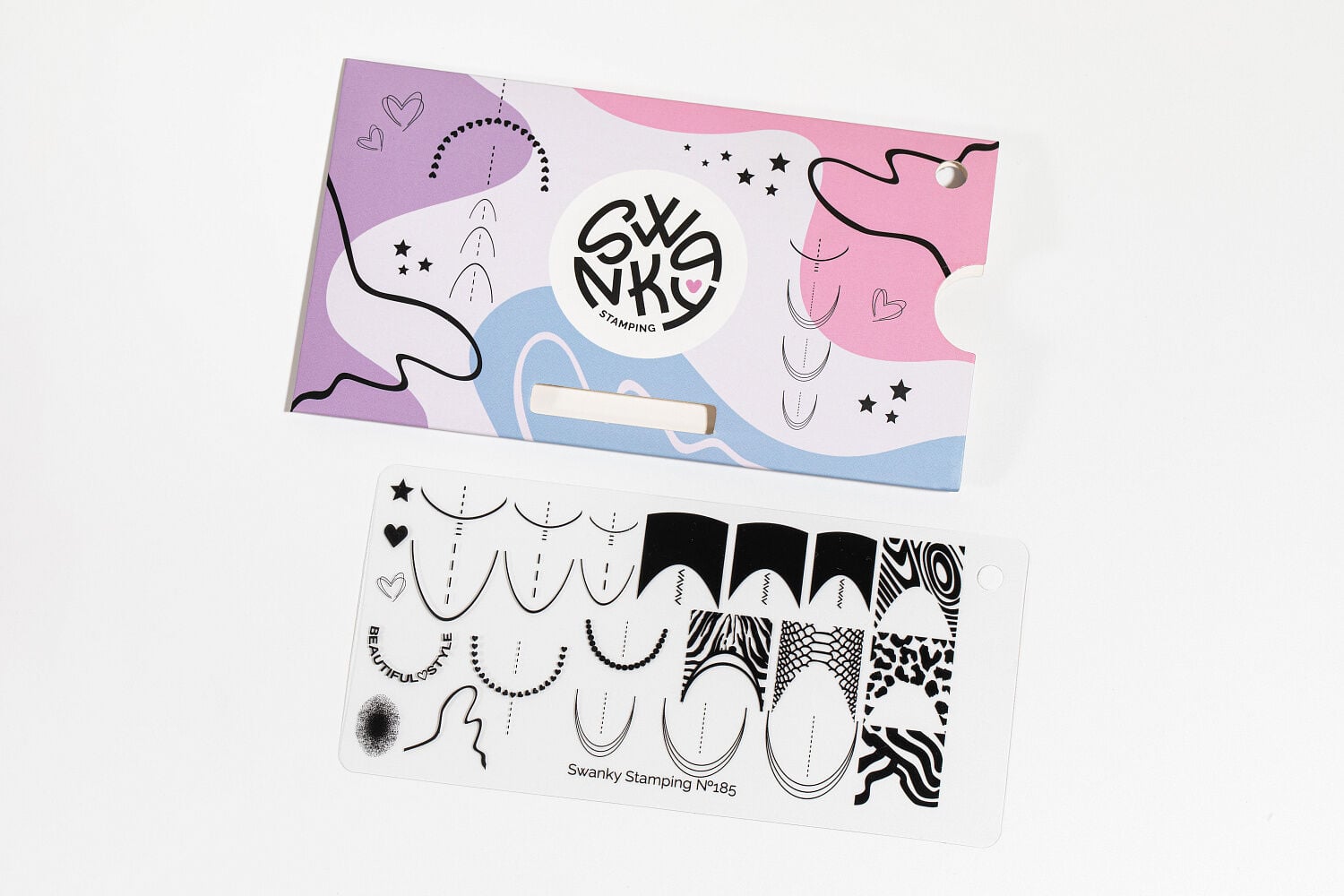 Swanky Stamping Plaka 185 – French Tasarımı