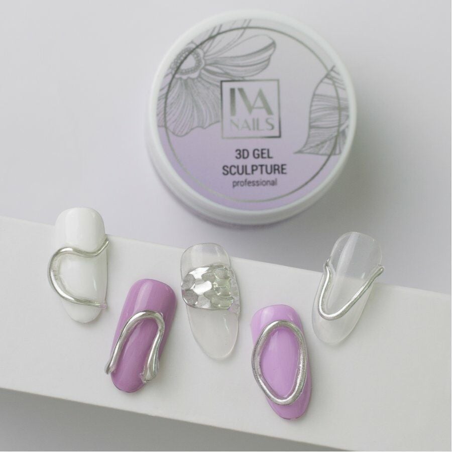 İva Nails 3D Hamur Jel Şeffaf (15gr)