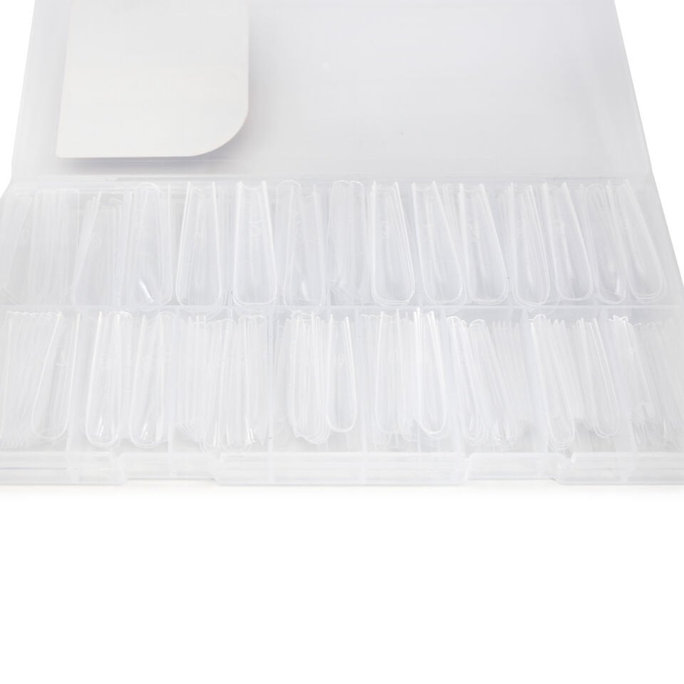 Global Fashion Balerina Üst Tırnak Formu (Sandwich Dual Form) - 120 Adet