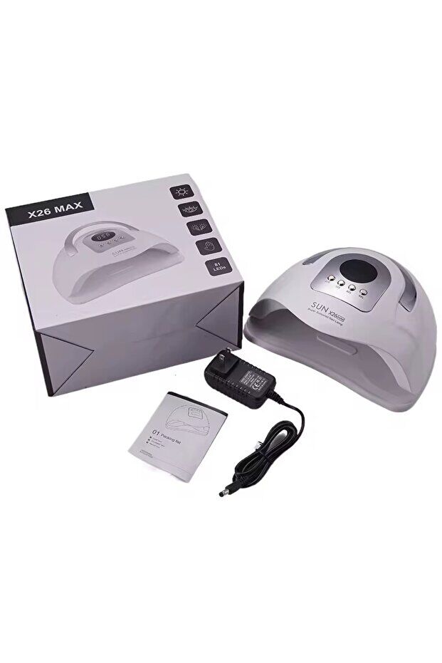 SUN X26 Max UV/LED Tırnak Kurutucu 380W (81 LED) – Profesyonel Manikür Lambası
