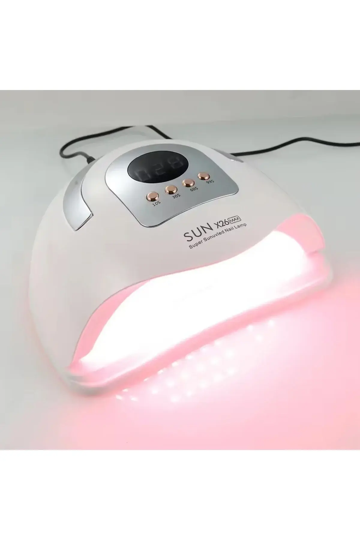 SUN X26 Max UV/LED Tırnak Kurutucu 380W (81 LED) – Profesyonel Manikür Lambası
