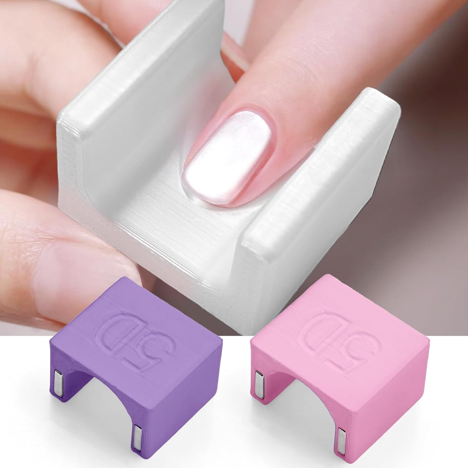 5D Kedi Gözü Tırnak Mıknatısı – Parmak Destekli Güçlü Nail Magnet