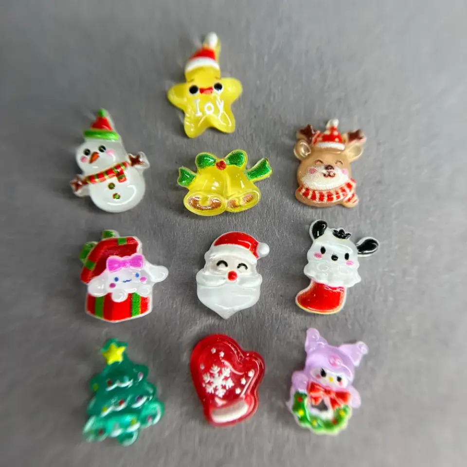 Zoo 1870 3D Tırnak Süsü Kış Temalı Karışık Figür (Winter Mix) 10 Adet