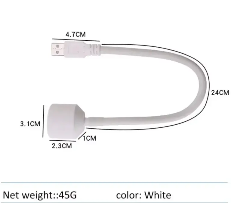 USB Esnek UV Masa Lambası 5V Taşınabilir Nail Art Uv Kurutucu