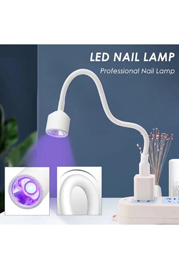 USB Esnek UV Masa Lambası 5V Taşınabilir Nail Art Uv Kurutucu