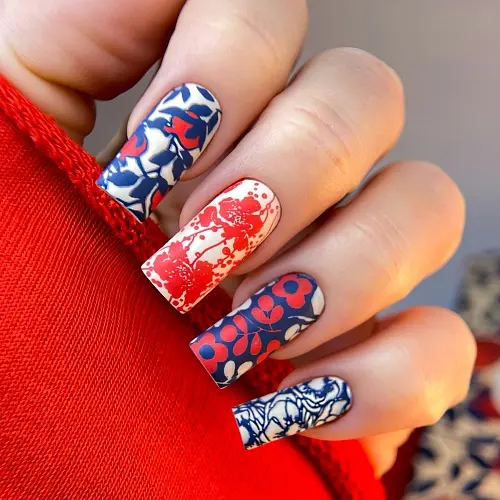 Swanky Stamping Plaka 183 – Çiçekli Tasarım