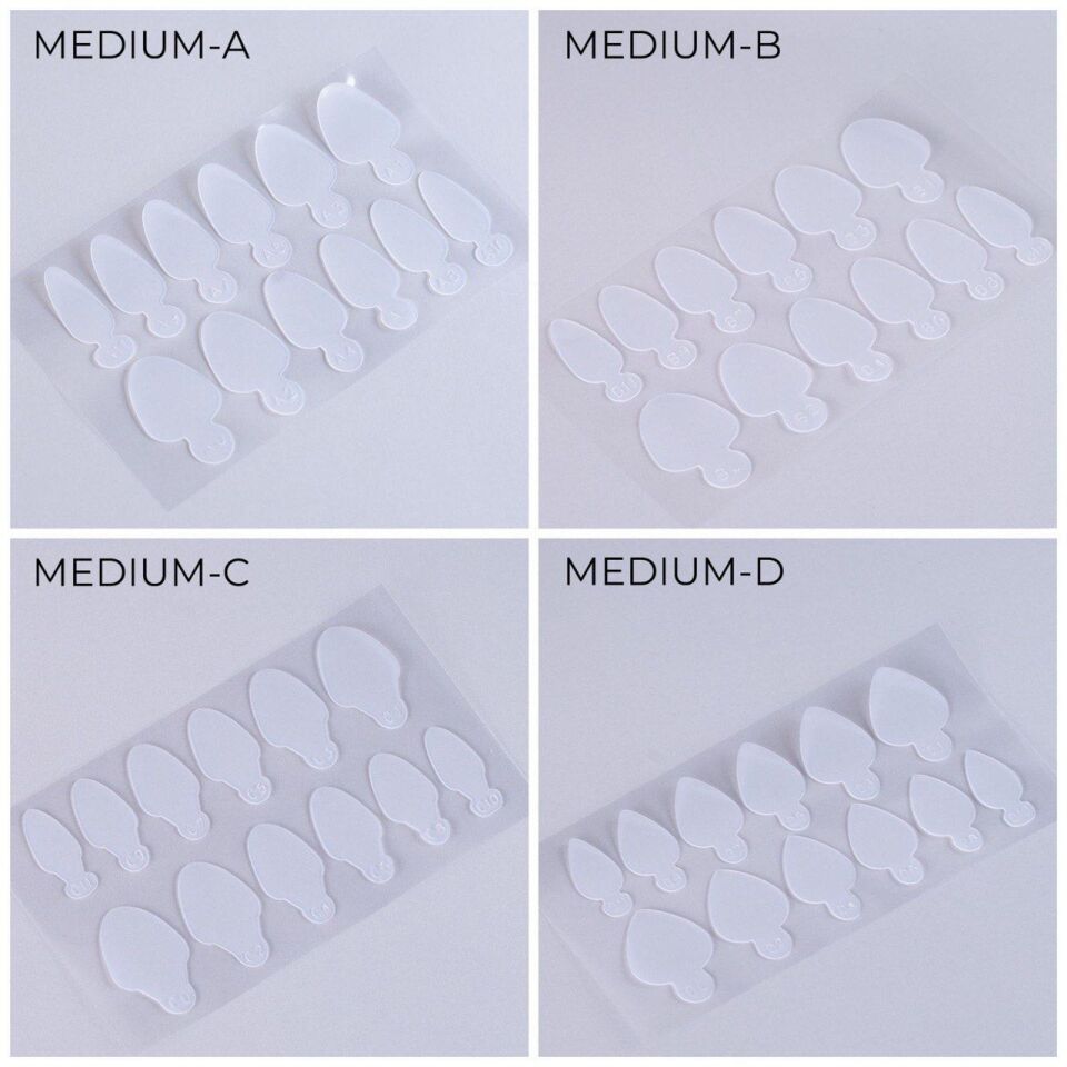 İva Nails Üst Form Silikon French Şablonu Medium-A