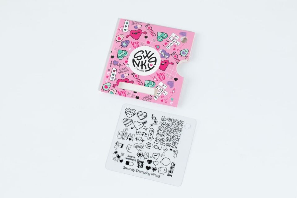 Swanky Stamping Mini Plaka 155 (Kalpler)