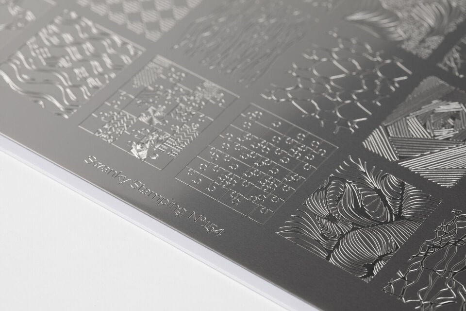 Swanky Stamping Büyük Plaka 154