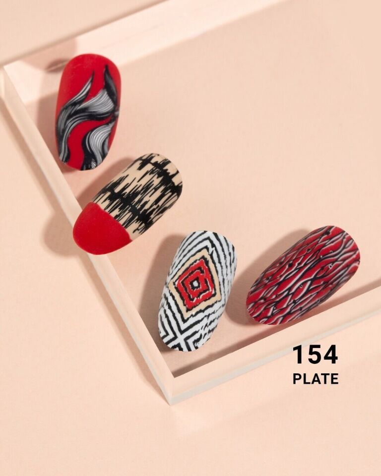 Swanky Stamping Büyük Plaka 154