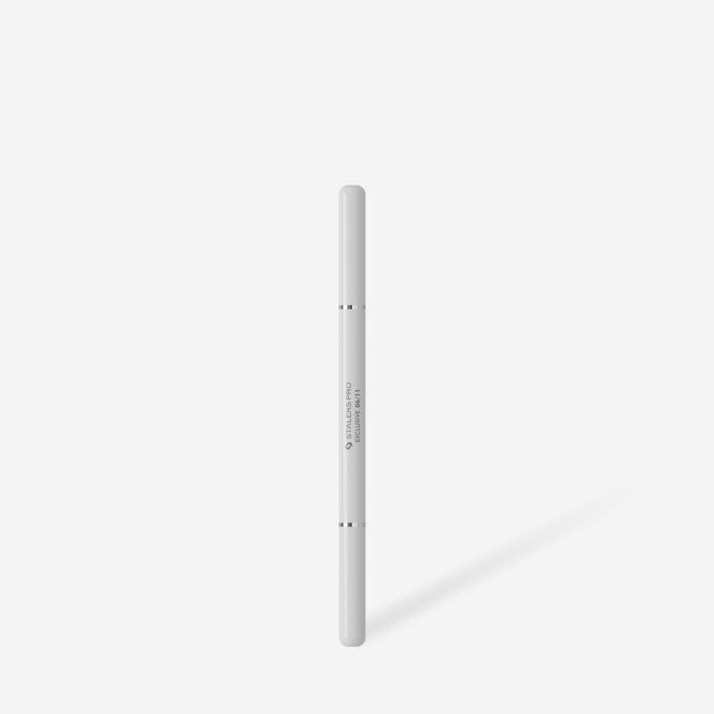 STALEKS EXCLUSIVE 06/11 Çift Taraflı Jel Fırçası (11 mm jel Fırçası / 12 mm Liner Fırça)